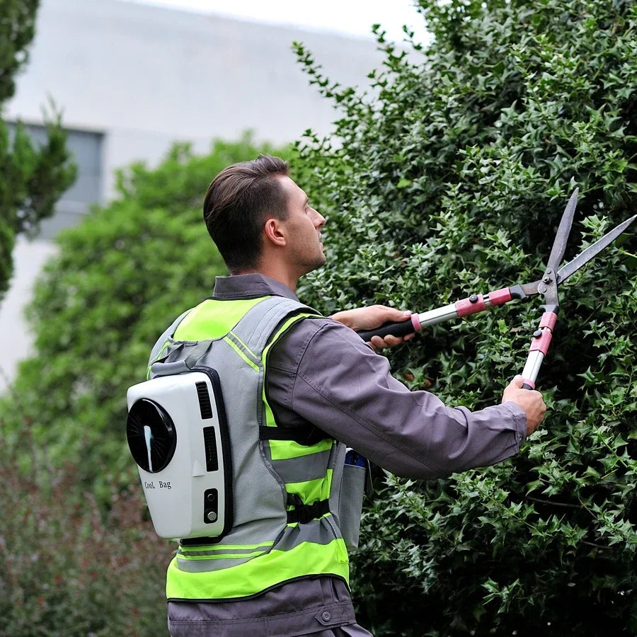 Wearable Air Conditioner Clothing Refrigeration Clothing Work Clothing Charging Welding Outdoor Vest Hot Sales