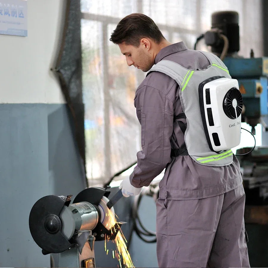 Wearable Air Conditioner Clothing Refrigeration Clothing Work Clothing Charging Welding Outdoor Vest Hot Sales