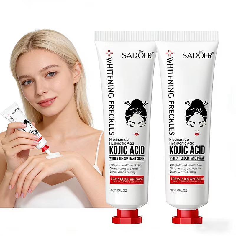 Kojic Acid Hand Cream Moisturizing Nourishing Brightening Hydrating Hand Creams Beauty Hands Skin Care Products