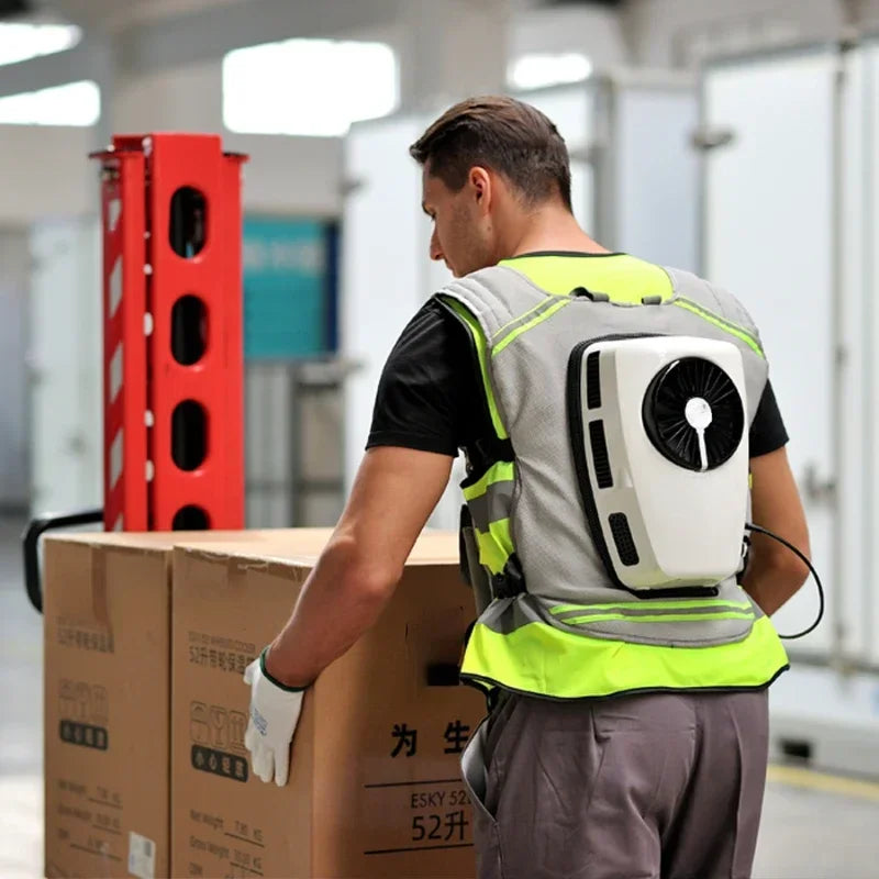 Wearable Air Conditioner Clothing Refrigeration Clothing Work Clothing Charging Welding Outdoor Vest Hot Sales
