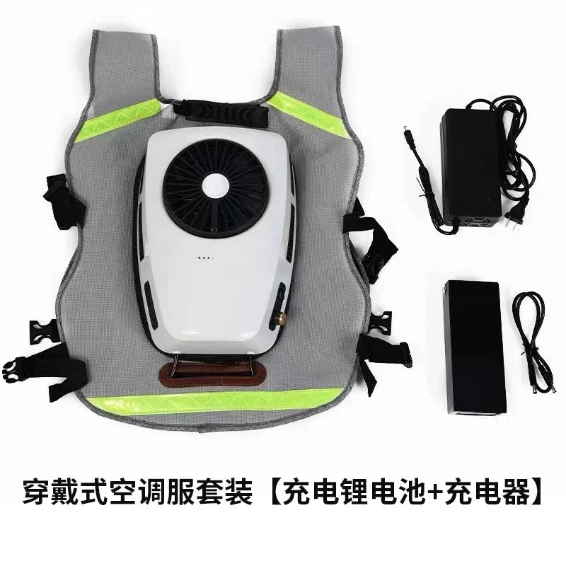 Wearable Air Conditioner Clothing Refrigeration Clothing Work Clothing Charging Welding Outdoor Vest Hot Sales