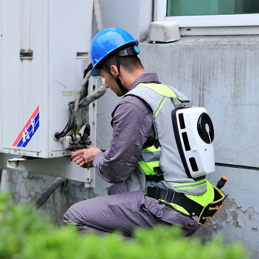 Wearable Air Conditioner Clothing Refrigeration Clothing Work Clothing Charging Welding Outdoor Vest Hot Sales