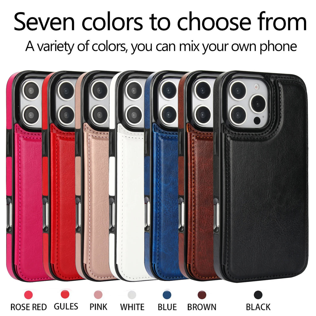 Smart Choice™ Retro Leather Magnetic Wallet Case