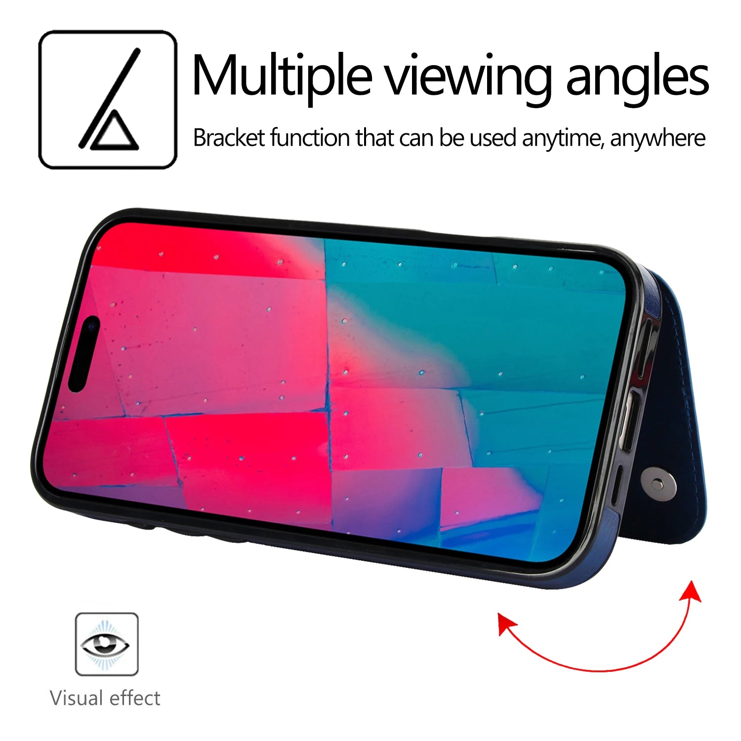 Smart Choice™ Retro Leather Magnetic Wallet Case