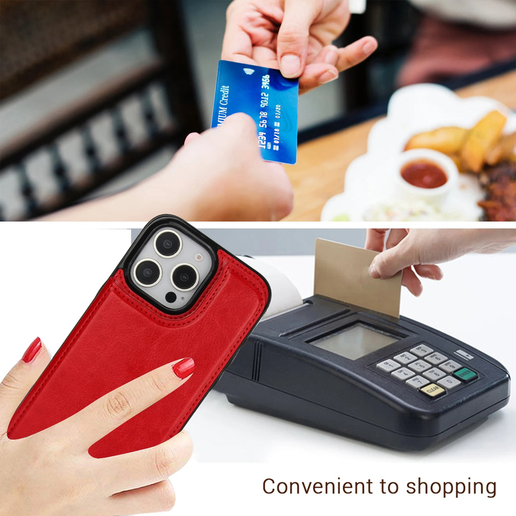 Smart Choice™ Retro Leather Magnetic Wallet Case