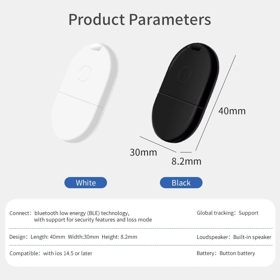 Bluetooth Mini Tracking Device Smart Tag for IOS