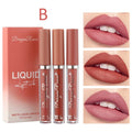 3 PCS Liquid Lipsticks Set Long Lasting Make up for Women Korean Beauty Cosmetics Matte Lipsticks Waterproof Long Lasting